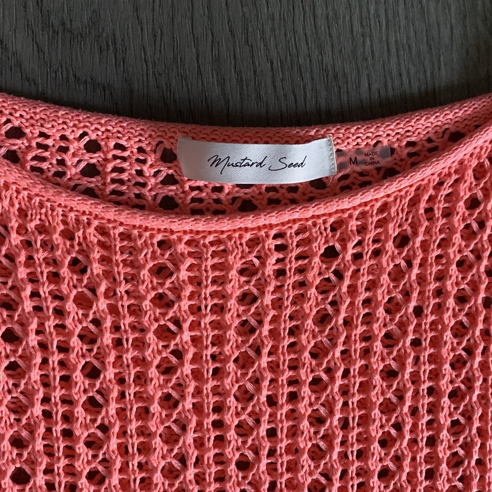Mustard Seed Cropped Sweater - Picture 2 of 4